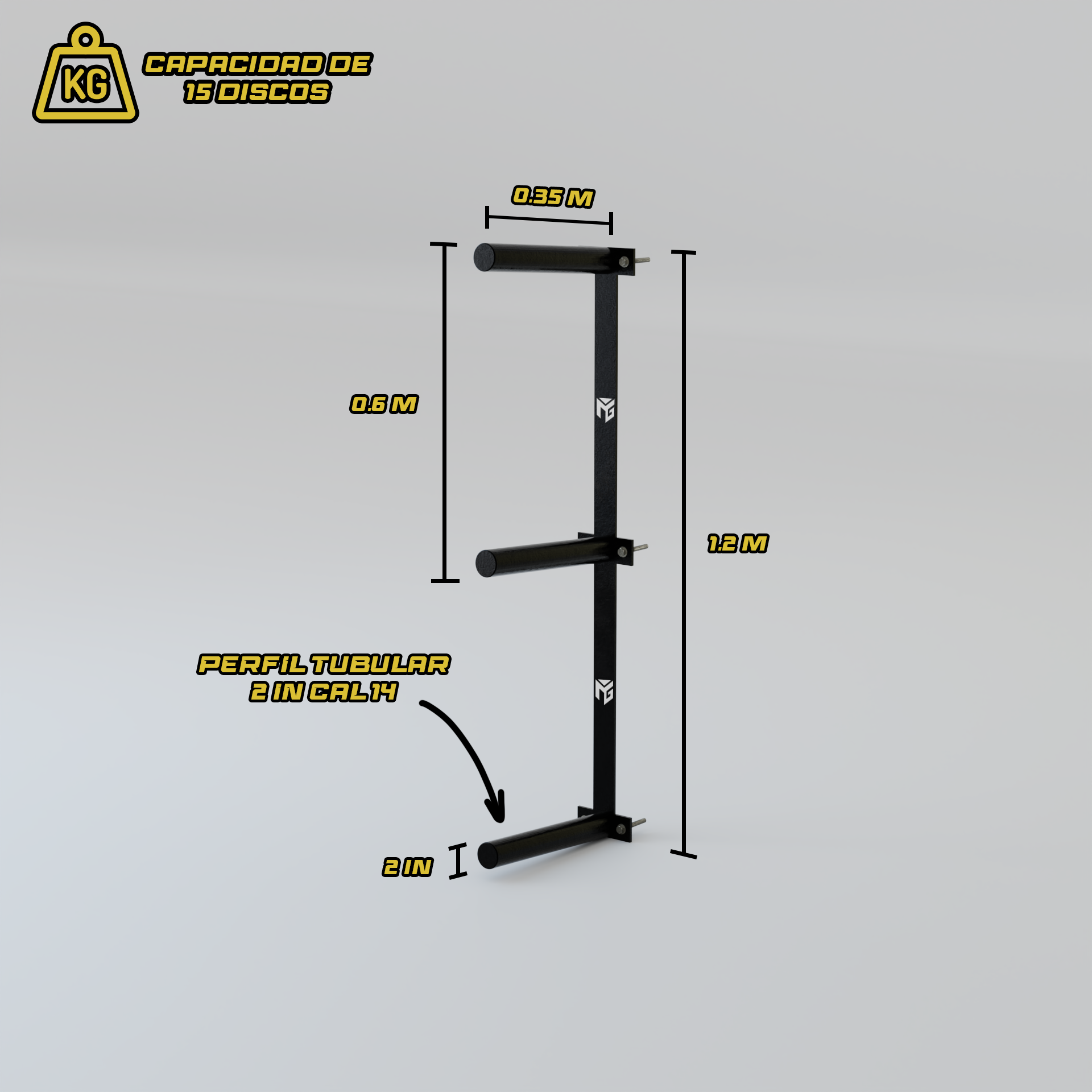 Rack De Discos Para Pared