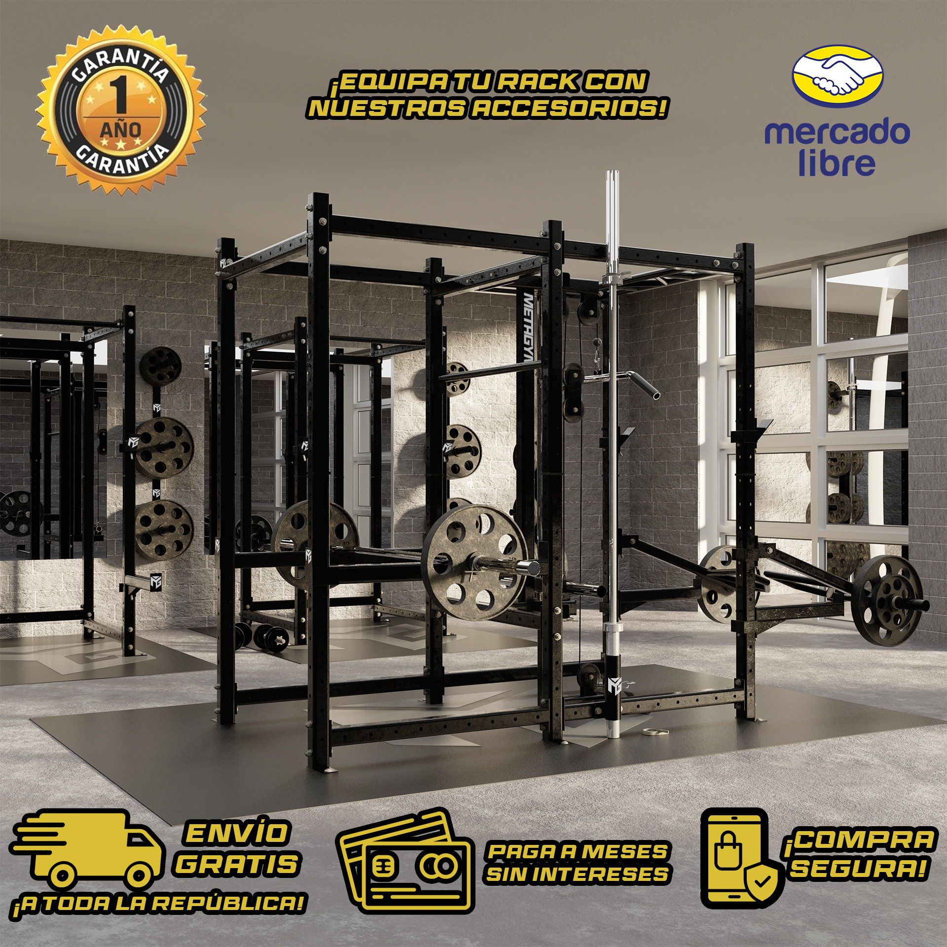 Extensión De Rack de Jaula de 900mm