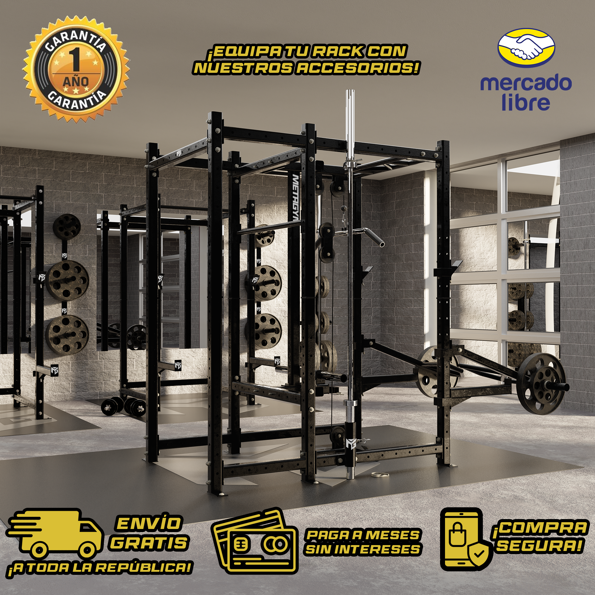 Extensión De Rack de Jaula de 500mm