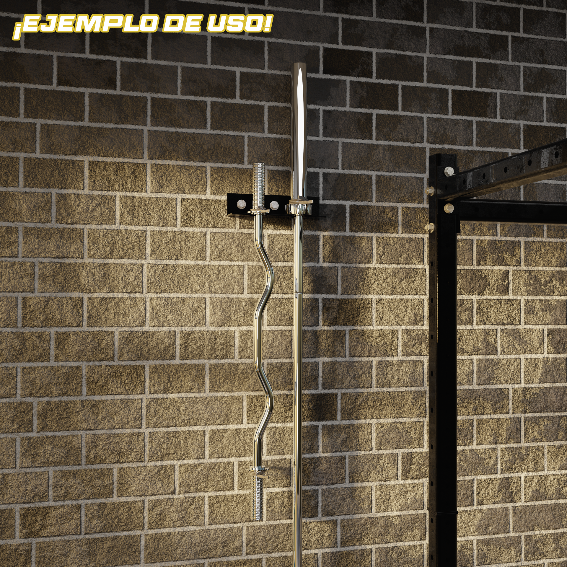 Montaje De Pared Para Barras Olímpicas