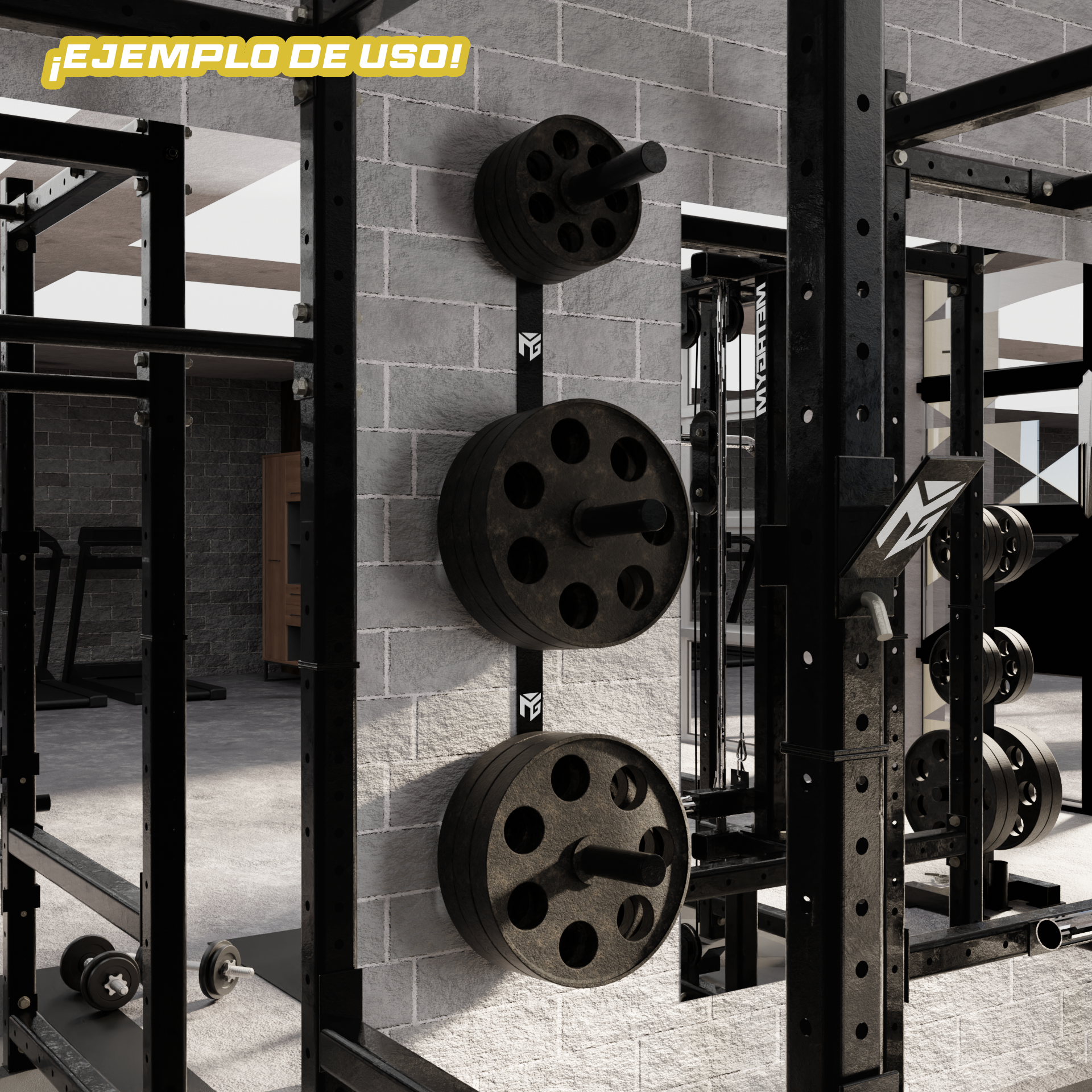 Rack De Discos Para Pared