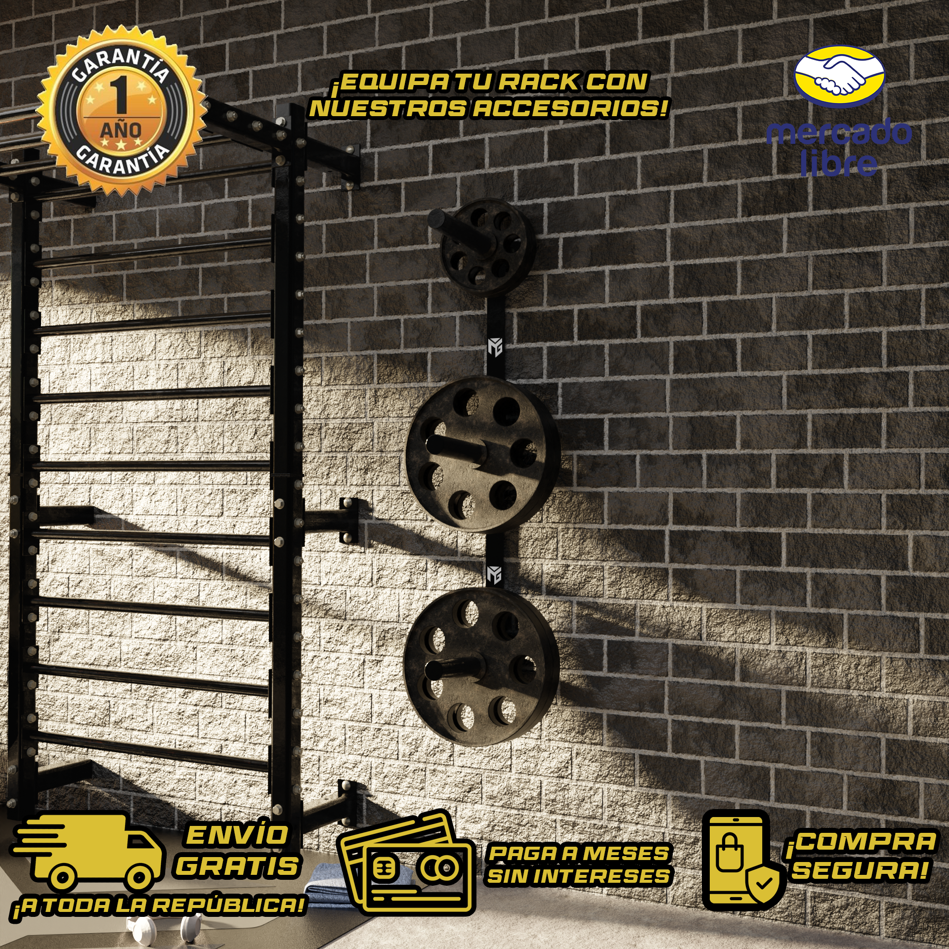 Rack De Discos Para Pared