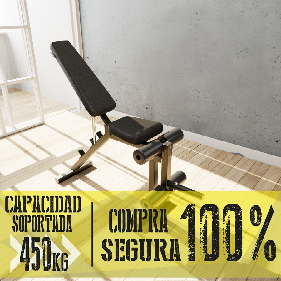 Banco Con Aditamento De Cuádriceps